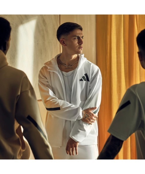 adidas(アディダス)の「アディダス adidas Z.N.E. フルジップ フード付きトラックジャケット(ジャージ・メンズ・パープル/ホワイト/ブラック・M/S/3L/LL/L)」の15枚目の写真