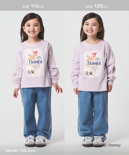 green label relaxing(グリーンレーベルリラクシング)の「【別注】<Disney>キャラクター 長袖スウェット / キッズ 100cm-130cm(パーカー・キッズ・ホワイト/ライラック・130cm/110cm/100cm/120cm)」の5枚目の写真