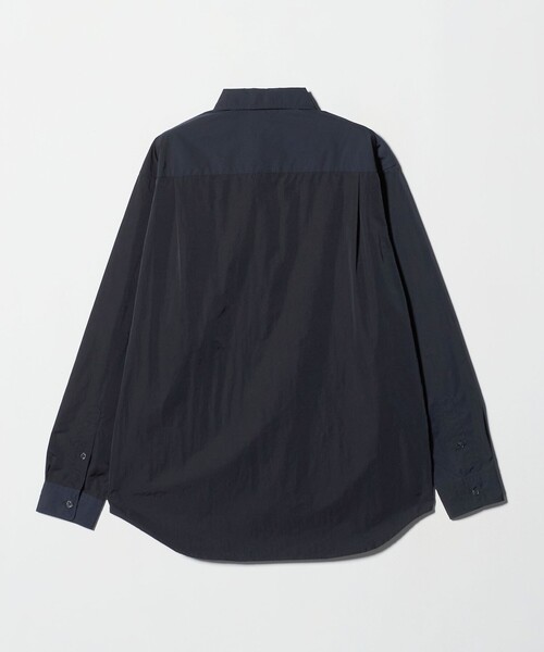 A DAY IN THE LIFE UNITED ARROWS(アデイインザライフユナイテッドアローズ)の「グロッシーナイロン リラックスシャツ<A DAY IN THE LIFE>(シャツ/ブラウス・メンズ・ネイビー/ダークグレー・M/L)」の8枚目の写真