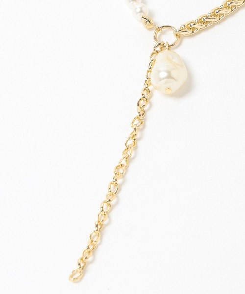 HARE（ハレ）の「パールミックスチャーム2Pネックレス(HARE)（ネックレス・レディース・ゴールド/シルバー・FREE）」の15枚目の写真