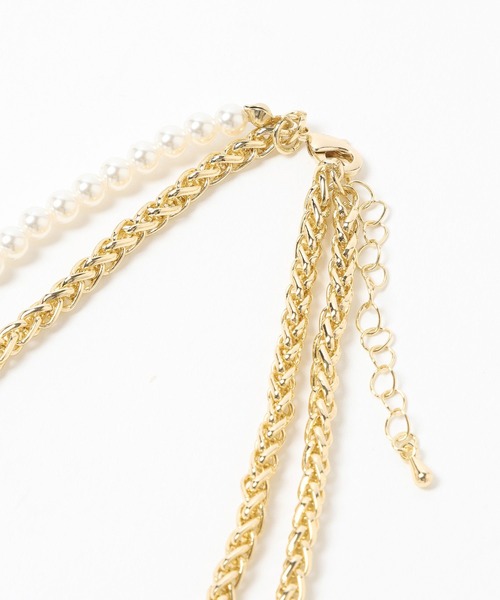 HARE（ハレ）の「パールミックスチャーム2Pネックレス(HARE)（ネックレス・レディース・ゴールド/シルバー・FREE）」の13枚目の写真