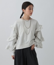 LEPSIM | 袖フリルプルオーバー　591774(Tシャツ/カットソー)