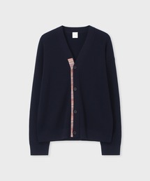 美品 メンズ ポールスミス シルクカーディガン グレー 光沢 美品 メンズ ポールスミス シルクカーディガン グレー 光沢