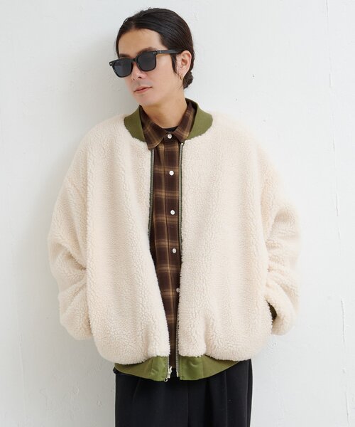 Kastane(カスタネ)の「【一部店舗限定/ユニセックス/M.Lサイズ展開】BM リバーシブルMA-1(MA-1・レディース・グレー/カーキ/ブラック・LARGE/MEDIUM)」の11枚目の写真