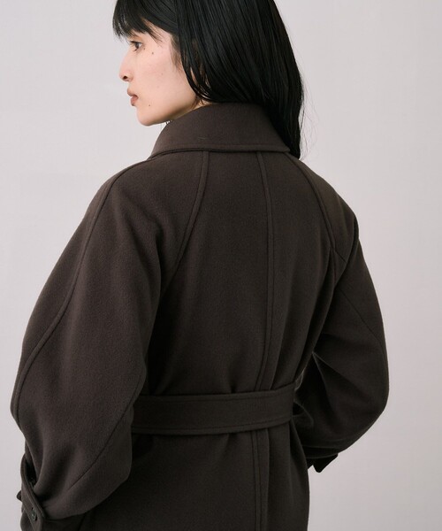 ユナイテッドトウキョウ エクストラウールスタンド2wayステンコート ブラウン UNITED TOKYO エクストラウールスタンド2wayステンコート ブラウン