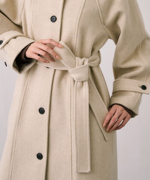 ZOZOランキング1位獲得！》【オンライン限定】2wayウールロングコート