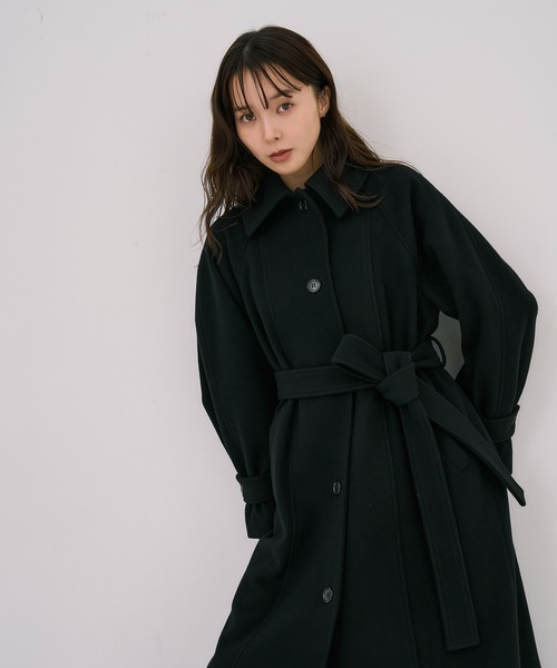 ZOZOランキング1位獲得！》【オンライン限定】2wayウールロングコート