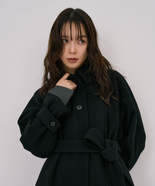 ZOZOランキング1位獲得！》【オンライン限定】2wayウールロングコート