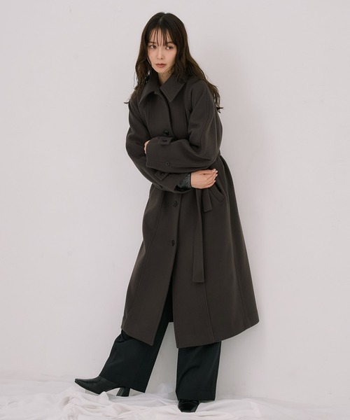 記録的大ヒット！！》【オンライン限定】2wayウールロングコート｜細