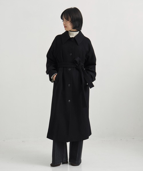 記録的大ヒット！！》【オンライン限定】2wayウールロングコート｜細