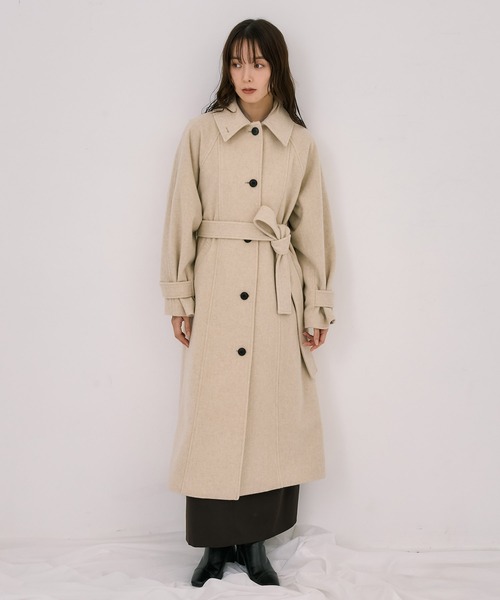 ZOZOランキング1位獲得！》【オンライン限定】2wayウールロングコート