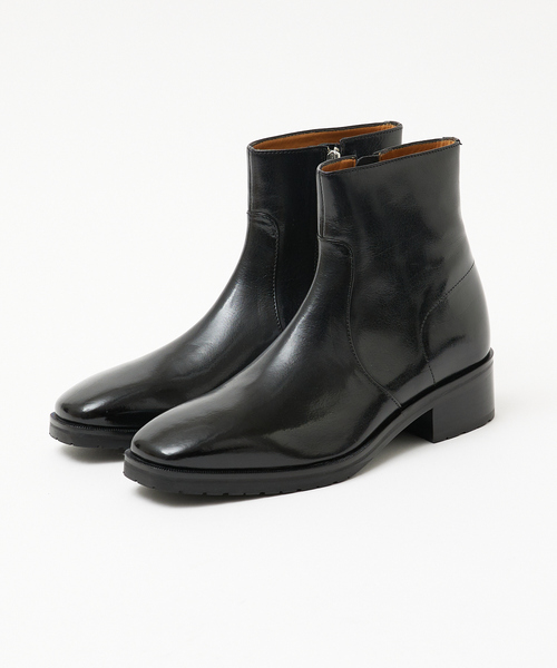 alfredoBANNISTER（アルフレッドバニスター）の「スクエア サイドジップ ブーツ（ブーツ・メンズ・ブラック/ダークブラウン/ブラック系その他・39/40/41/42/43/44/45）」の19枚目の写真