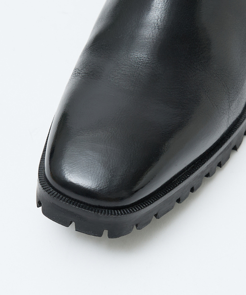 alfredoBANNISTER（アルフレッドバニスター）の「スクエア サイドジップ ブーツ（ブーツ・メンズ・ブラック/ダークブラウン/ブラック系その他・39/40/41/42/43/44/45）」の8枚目の写真