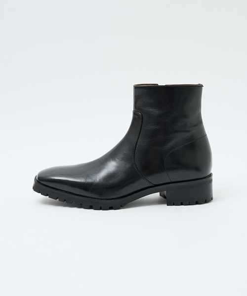 alfredoBANNISTER（アルフレッドバニスター）の「スクエア サイドジップ ブーツ（ブーツ・メンズ・ブラック/ダークブラウン/ブラック系その他・39/40/41/42/43/44/45）」の10枚目の写真