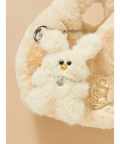 SNIDEL（スナイデル）の「ラヴィーチャーム（キーケース/キーアクセサリー・レディース・ライトピンク/アイボリー/イエロー/ブラウン/ライトブルー・F）」の4枚目の写真