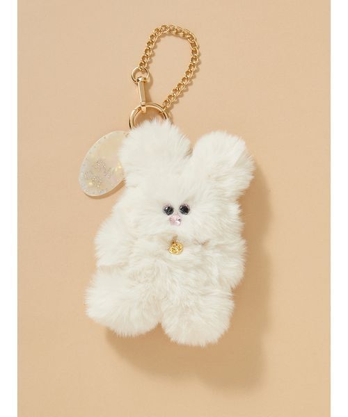 SNIDEL（スナイデル）の「ラヴィーチャーム（キーケース/キーアクセサリー・レディース・ライトピンク/アイボリー/イエロー/ブラウン/ライトブルー・F）」の8枚目の写真