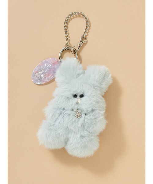 SNIDEL（スナイデル）の「ラヴィーチャーム（キーケース/キーアクセサリー・レディース・ライトピンク/アイボリー/イエロー/ブラウン/ライトブルー・F）」の10枚目の写真