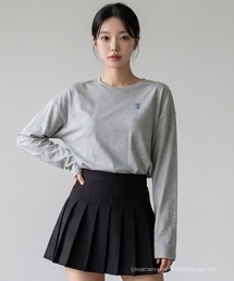 【エンジェルブルー×DIP IN CHOCOLATE】フロント刺繍&バックプリントTシャツ