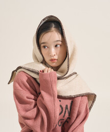 FREAK'S STORE（フリークスストア）の「FREAK'S STOR/フリークスストア 配色 ブランケットステッチマフラー（マフラー・レディース）」