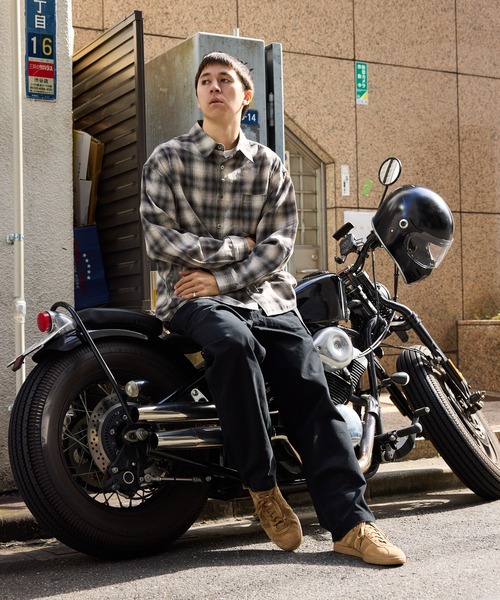 ROOPTOKYO(ループトウキョウ)の「ウェビングベルト付き テーパード ブラックチノパンツ(チノパンツ・メンズ・ブラック・M/L/XL)」の10枚目の写真