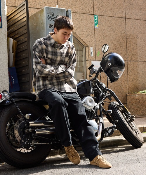 ROOPTOKYO(ループトウキョウ)の「ウェビングベルト付き テーパード ブラックチノパンツ(チノパンツ・メンズ・ブラック・M/L/XL)」の9枚目の写真