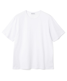 ソフトUネックセミオーバーフィットTシャツ[ホワイト]