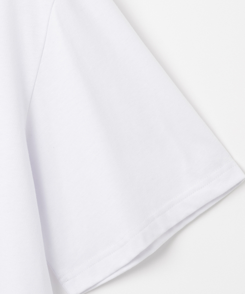 Millo Archive（ミロ アーカイブ）の「ソフトUネックセミオーバーフィットTシャツ[ホワイト]（Tシャツ/カットソー・メンズ・その他・MEDIUM/LARGE/X-LARGE/SMALL）」の8枚目の写真