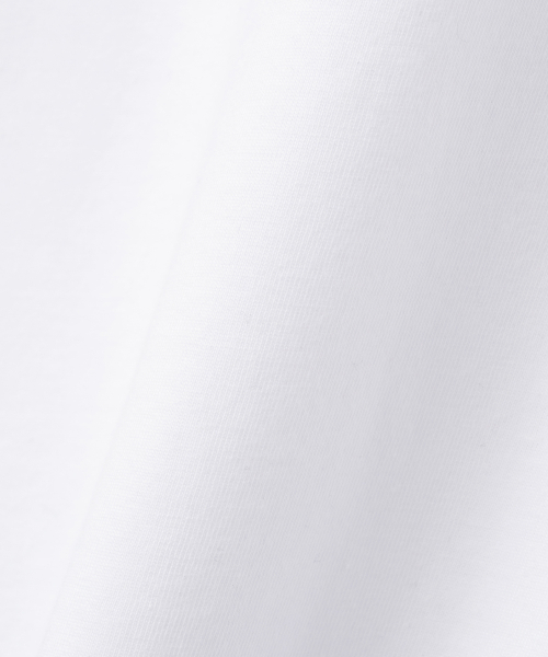 Millo Archive（ミロ アーカイブ）の「ソフトUネックセミオーバーフィットTシャツ[ホワイト]（Tシャツ/カットソー・メンズ・その他・MEDIUM/LARGE/X-LARGE/SMALL）」の9枚目の写真