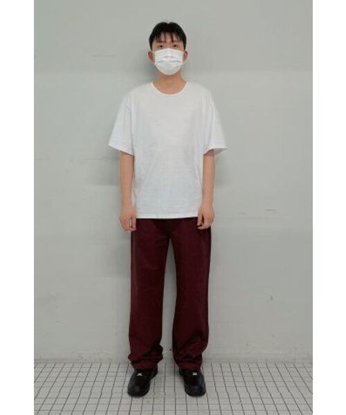 Millo Archive（ミロ アーカイブ）の「ソフトUネックセミオーバーフィットTシャツ[ホワイト]（Tシャツ/カットソー・メンズ・その他・MEDIUM/LARGE/X-LARGE/SMALL）」の6枚目の写真