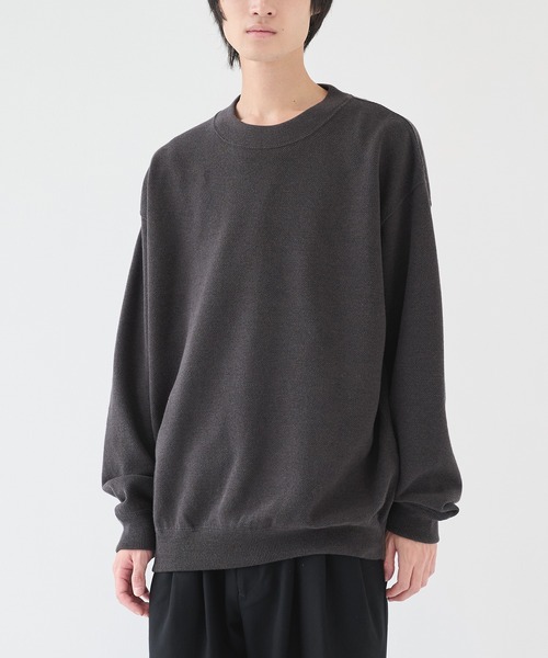 crepuscule/クレプスキュール】Co/Wo Moss Stitch P/O（ニット