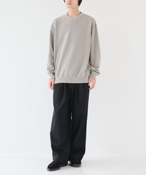 crepuscule（クレプスキュール）の「【crepuscule/クレプスキュール】Co/Wo Moss Stitch P/O（ニット/セーター・メンズ・ダークグレー/ブラック/ブルーグレー/グレー・1/2）」の10枚目の写真