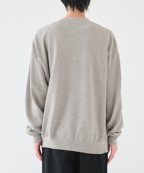 crepuscule（クレプスキュール）の「【crepuscule/クレプスキュール】Co/Wo Moss Stitch P/O（ニット/セーター・メンズ・ダークグレー/ブラック/ブルーグレー/グレー・1/2）」の13枚目の写真