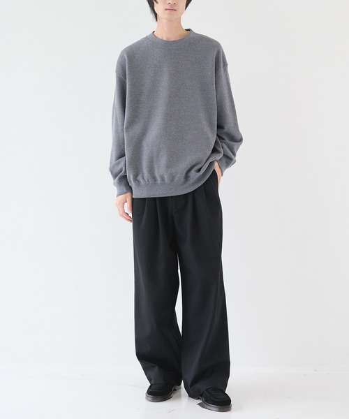 crepuscule/クレプスキュール】Co/Wo Moss Stitch P/O（ニット