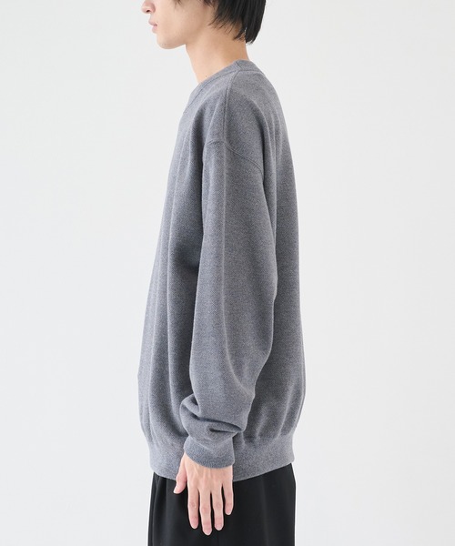 crepuscule/クレプスキュール】Co/Wo Moss Stitch P/O（ニット