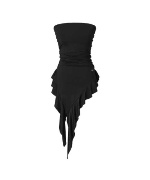 KHAKIPOINT(カーキポイント)の「Ruffled Layered Top (black)(Tシャツ/カットソー・レディース・その他・FREE)」の2枚目の写真
