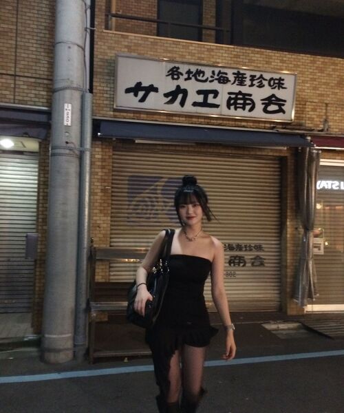 KHAKIPOINT(カーキポイント)の「Ruffled Layered Top (black)(Tシャツ/カットソー・レディース・その他・FREE)」の7枚目の写真