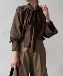 DouDou | 棒タイ2WAYブラウス(シャツ/ブラウス)