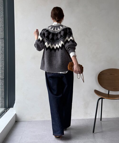 DouDou（ドゥドゥ）の「棒タイ2WAYブラウス（シャツ/ブラウス・レディース・オフホワイト/ブラック/カーキ・FREE）」の8枚目の写真