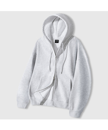 LEMAIN SECOND（リメインセカンド）の「2WAY OVERFIT SWEAT HOOD ZIP-UP [WHITE MELANGE] - FLEECE ver（パーカー）」