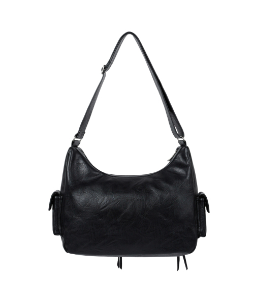 IUGAMAKARAS（イウガマカラス）の「Multi Pocket Leather Bag (Black)（ショルダーバッグ・レディース・その他・FREE）」の10枚目の写真