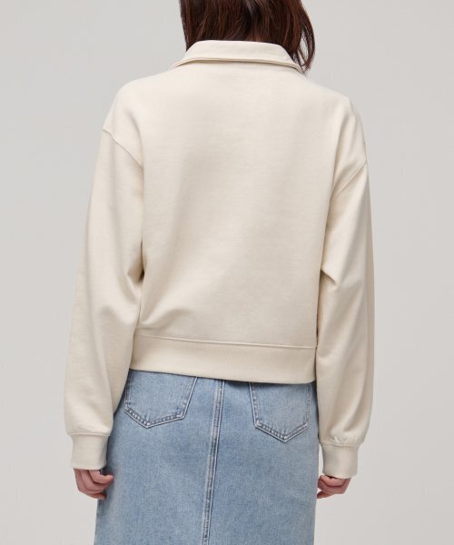 MUSINSA STANDARD WOMAN（ムシンサスタンダードウーマン）の「レディースハーフジップアップスウェットシャツ[エッグレット]（スウェット・レディース・その他・LARGE/X-SMALL/SMALL/MEDIUM）」の3枚目の写真