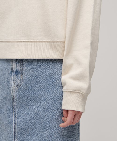 MUSINSA STANDARD WOMAN（ムシンサスタンダードウーマン）の「レディースハーフジップアップスウェットシャツ[エッグレット]（スウェット・レディース・その他・LARGE/X-SMALL/SMALL/MEDIUM）」の8枚目の写真