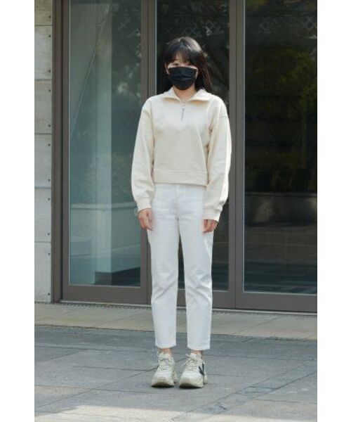 MUSINSA STANDARD WOMAN（ムシンサスタンダードウーマン）の「レディースハーフジップアップスウェットシャツ[エッグレット]（スウェット・レディース・その他・LARGE/X-SMALL/SMALL/MEDIUM）」の9枚目の写真