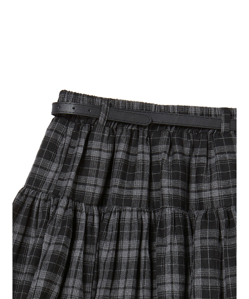 THE GREEN LAB（ザグリーンラボ）の「バルーンかぼちゃスカート [チェックブラック]（スカート・レディース・その他・FREE）」の12枚目の写真