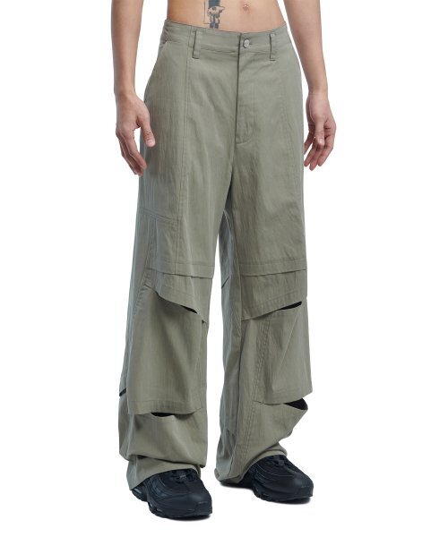 NOMANUAL(NOMANUAL)の「VENTILATION FIELD PANTS - KHAKI GRAY(その他パンツ・レディース・その他・MEDIUM/LARGE)」の1枚目の写真