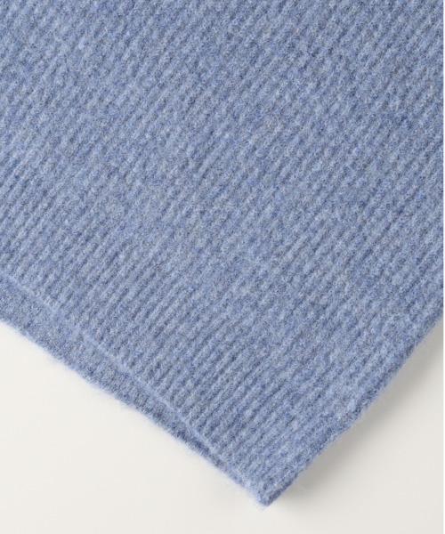 Right-on（ライトオン）の「【HONEYSUCKLE ROSE】メランジスキッパーセーター (大きめ襟/リボン付き/ゆるシルエット/フェミニン/オールシーズン)（ニット/セーター・レディース・ベージュ/ダークグレー/ブルー・L/M）」の7枚目の写真