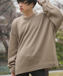 DOUBLE STEAL | モヘアライクオーバーサイズニット(ニット/セーター)