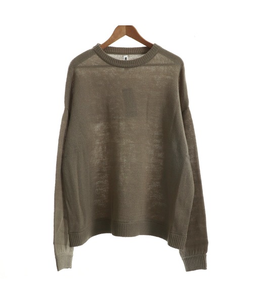 DOUBLE STEAL（ダブルスティール）の「モヘアライクオーバーサイズニット（ニット/セーター・メンズ・ブラウン/グレイッシュベージュ・FREE）」の16枚目の写真