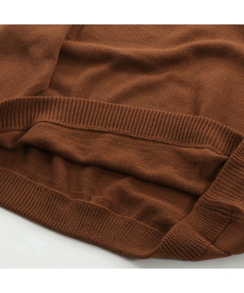 DOUBLE STEAL（ダブルスティール）の「モヘアライクオーバーサイズニット（ニット/セーター・メンズ・ブラウン/グレイッシュベージュ・FREE）」の21枚目の写真