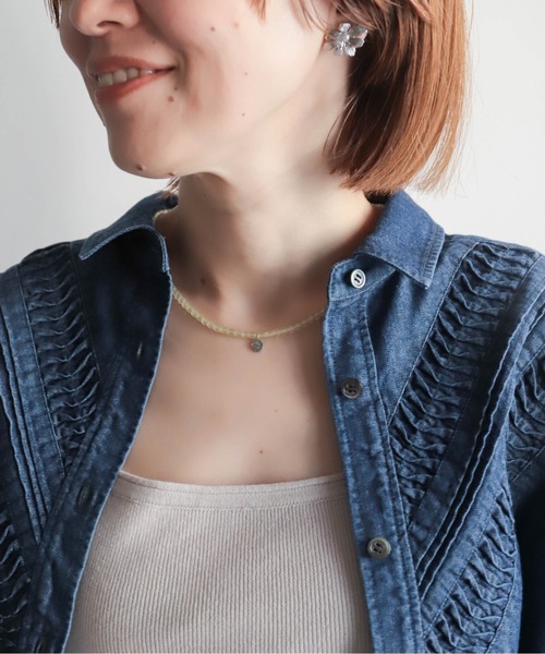 rapiecage(ラピエサージュ)の「メタルトップケシビーズネックレス(ネックレス・レディース・レッド/グリーン/ベージュ・FREE)」の19枚目の写真